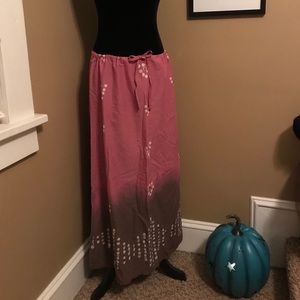 Old navy ombré embellished long skirt size 6
